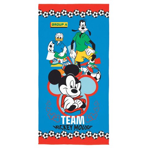 Toalha Mickey Aveludada Transfer Infantil