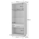 Ver imagem 5 de Cristaleira 2 Portas 1 Gaveta com LED 8600 Branco