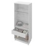 Cristaleira 2 Portas 1 Gaveta com Led 8600 - 4