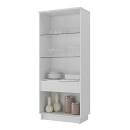 Cristaleira 2 Portas 1 Gaveta com Led 8600 - 3 Cristaleira 2 Portas 1 Gaveta com Led 8600 - 3
