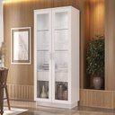 Ver imagem 1 de Cristaleira 2 Portas 1 Gaveta com Led 8600