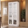 Cristaleira 2 Portas 1 Gaveta com Led 8600 - 1