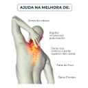 Ver imagem 4 de Travesseiro Cervical Nasa - Coluna Relax - Carvão Ativado Cor Branco e Cinza Travesseiro Cervical na