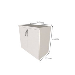 Armário Baixo com 2 Portas para Escritório / Home Office - 5