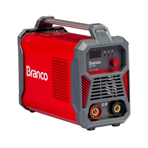 Inversora para Solda Bms 200I 220V 200A Display Digital Solda Tig Lift Branco