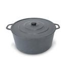 Ver imagem 3 de Panelão Fundido Alumínio Batido 36cm Panela Grande - Grafite