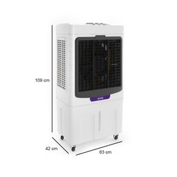 Climatizador de Ar Frio 80 Litros Praxis Cp80 200w 5.500m³/h 127v - 6 Climatizador de Ar Frio 80 Litros Praxis Cp80 200w 5.500m³/h 127v - 6