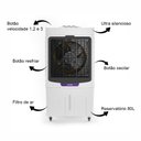 Ver imagem 3 de Climatizador de Ar Frio 80 Litros Praxis Cp80 200w 5.500m³/h 127v