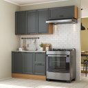 Ver imagem 2 de Cozinha Compacta 3 Peças 2 Aéreos 1 Balcão Soho CabeCasa MadeiraOriginals