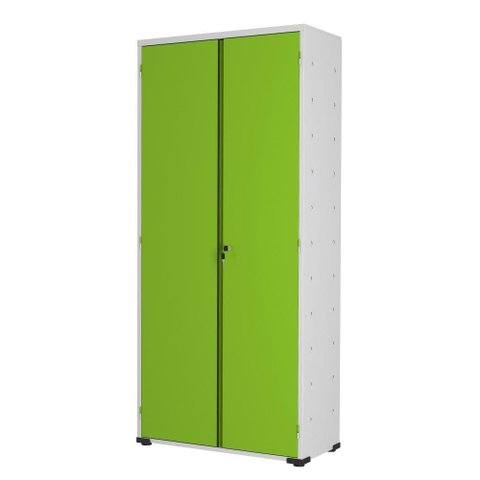 Armário Aço Escritório Fechadura 3 Prateleiras Ea301 Verde