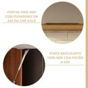Ver imagem 5 de Armário Aéreo 1 Porta 80cm Microondas Brilhante Celeste Bege/Cinamomo/Offwhite