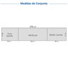 Cozinha Compacta 5 Peças 1 Paneleiro Duplo 2 Aéreos 2 Balcões Soho CabeCasa MadeiraMadeira - 4