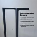 Ver imagem 4 de Porta Toalha de Rosto Estilo Industrial Resistente e Decorativo para Banheiro e Salão.