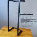 Ver imagem 6 de Porta Toalha de Rosto Estilo Industrial Resistente e Decorativo para Banheiro e Salão.