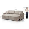 Sofá Cama Retrátil 2 Lugares 184 Cm Moscow - 3
