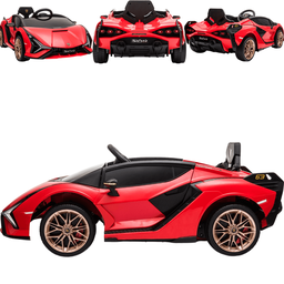 Carro Eletrico Importway Lamborghini Sian Vermelha 6v Controle Remoto - 3