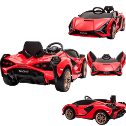 Carro Eletrico Importway Lamborghini Sian Vermelha 6v Controle Remoto - 2