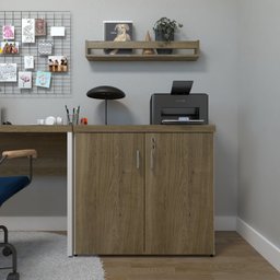 Armário Baixo com 2 Portas para Escritório / Home Office - 2