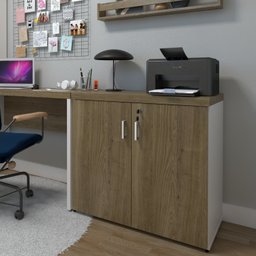 Armário Baixo com 2 Portas para Escritório / Home Office - 3