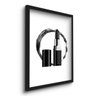 Quadro Decorativo Batom Preto Estética Make 45x33 C/vidro - 2