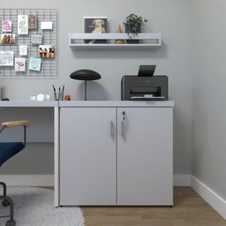 Armário Baixo com 2 Portas para Escritório / Home Office - 2