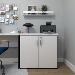 Armário Baixo com 2 Portas para Escritório / Home Office - 2