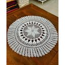 Ver imagem 4 de Toalha de Mesa Redonda Lisa Polipropileno 60cm Branco Primavera Edições