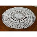 Ver imagem 2 de Toalha de Mesa Redonda Lisa Polipropileno 60cm Branco Primavera Edições