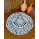 Ver imagem 1 de Toalha de Mesa Redonda Lisa Polipropileno 60cm Branco Primavera Edições