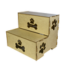 Escada De Madeira Para Pet Cachorro E Gato Com 2 Degraus 100% MDF Natural - 1