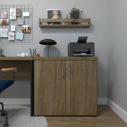 Armário Baixo com 2 Portas para Escritório / Home Office - 2