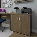 Ver imagem 3 de Armário Baixo com 2 Portas para Escritório / Home Office