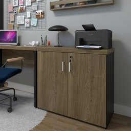 Armário Baixo com 2 Portas para Escritório / Home Office - 3