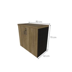 Armário Baixo com 2 Portas para Escritório / Home Office - 5