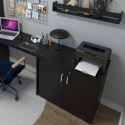Armário Baixo com 2 Portas para Escritório - 6