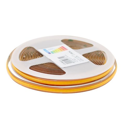 Fita Led Cob Corte Livre 14w 528 Led’s 12v Ip20 5 Metros Quente 3000k