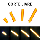 Ver imagem 4 de Fita Led Cob Corte Livre 14w 528 Led’s 12v Ip20 5 Metros Quente 3000k