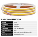 Ver imagem 5 de Fita Led Cob Corte Livre 14w 528 Led’s 12v Ip20 5 Metros Quente 3000k