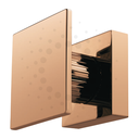 Ver imagem 2 de Acabamento para Registro Base Deca Quadrado até 1'' Pol Pressão Geral Gaveta Rose-gold Brilhante