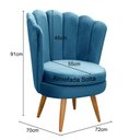 Ver imagem 3 de Poltrona Pétala Cadeira Decorativa Flor