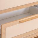 Ver imagem 3 de Cômoda de MDF com Detalhes em Rattan e Madeira – Linha Premium Quater Paglia Pro