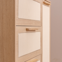 Ver imagem 4 de Cômoda de MDF com Detalhes em Rattan e Madeira – Linha Premium Quater Paglia Pro