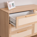 Ver imagem 5 de Cômoda de MDF com Detalhes em Rattan e Madeira – Linha Premium Quater Paglia Pro