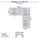 Ver imagem 3 de Guarda Roupas Modulado de Canto 6 Peças 6 Portas Jade CabeCasa MadeiraOriginals