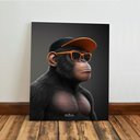 Ver imagem 7 de Kit 3 Quadro Decorativo Gangue Macacos Premium Sala Quarto Qualidade Premium 28x20cm