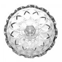 Ver imagem 2 de Centro de Mesa Decorativo com Pé de Cristal de Chumbo Lyor Deli Diamond 24,5x24cm