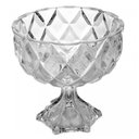 Ver imagem 3 de Centro de Mesa Decorativo com Pé de Cristal de Chumbo Lyor Deli Diamond 24,5x24cm