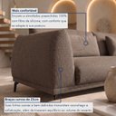 Ver imagem 6 de Sofá Living 4 Lugares com Almofadas 250cm Siena