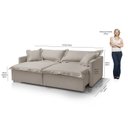 Ver imagem 3 de Sofá Cama Portinari 2 Lugares Retrátil 216 Cm