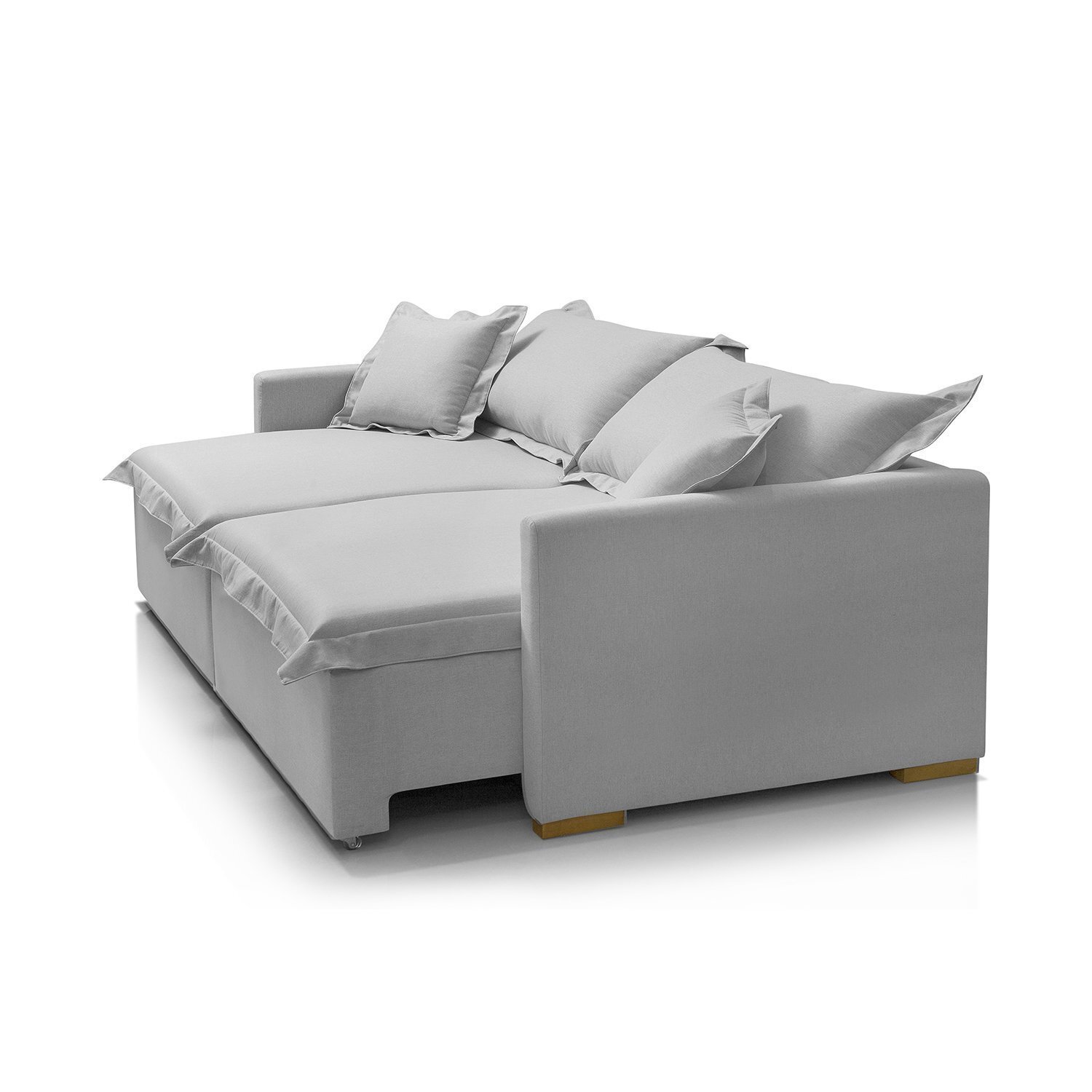 Sofá Cama Portinari 2 Lugares Retrátil Claro 216 Cm - 6